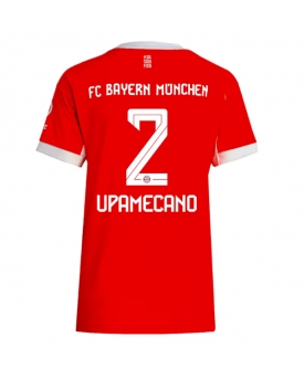 Billige Fotballdrakt Bayern Munich Dayot Upamecano #2 Replika Hjemmedrakt Dame 2025-26 Kortermet Billige Fotballdrakt Bayern Munich Dayot Upamecano #2 Replika Hjemmedrakt Dame 2025-26 Kortermet